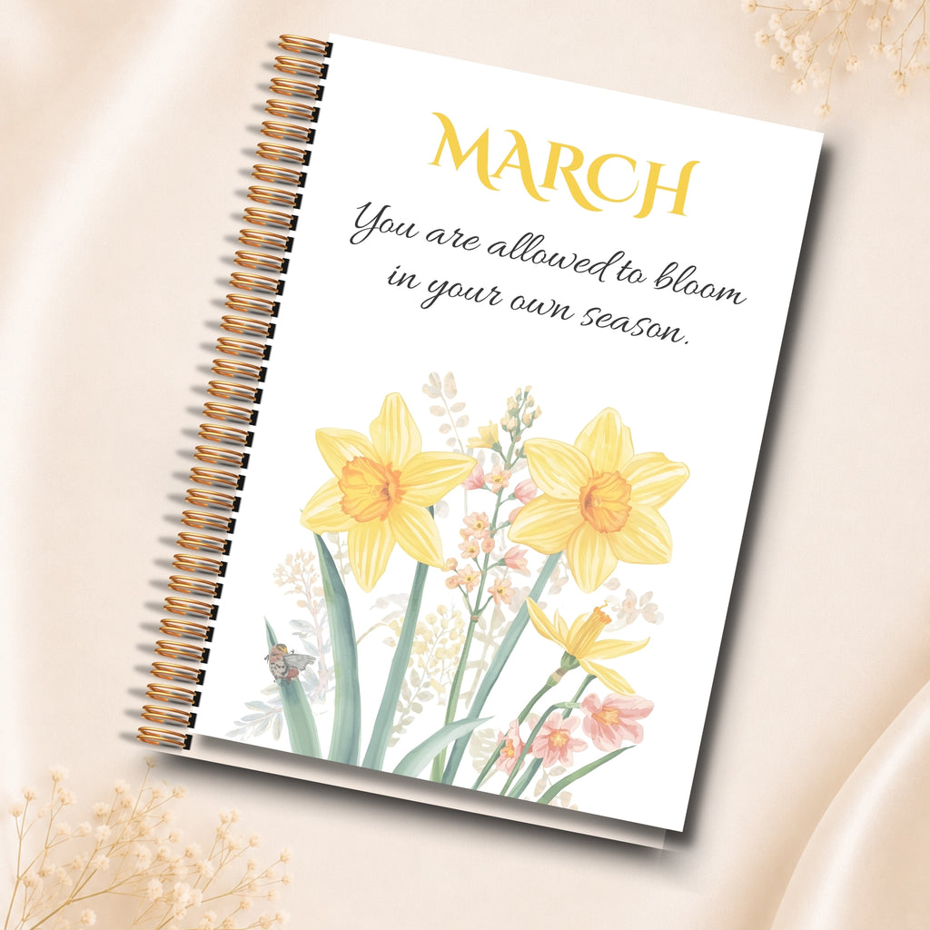 Birth Flower Monthly Dashboard | Planner Page Bundle