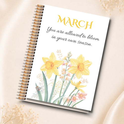 Birth Flower Monthly Dashboard | Planner Page Bundle