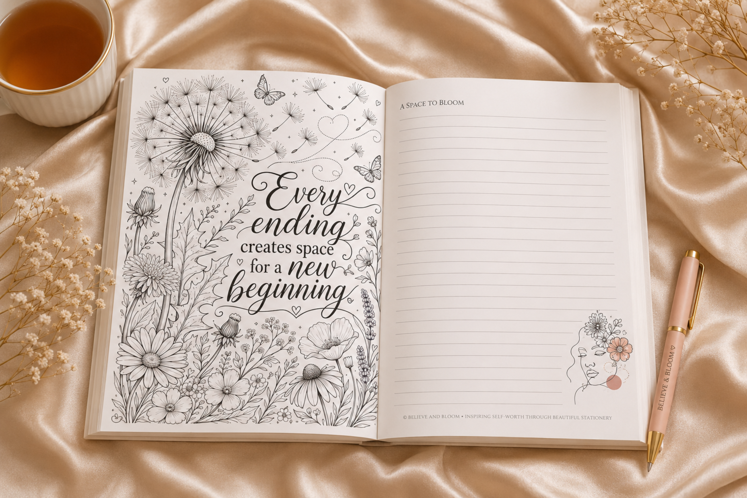 Begin Again Bloom Journal | 31-Day Printable Guided Journal