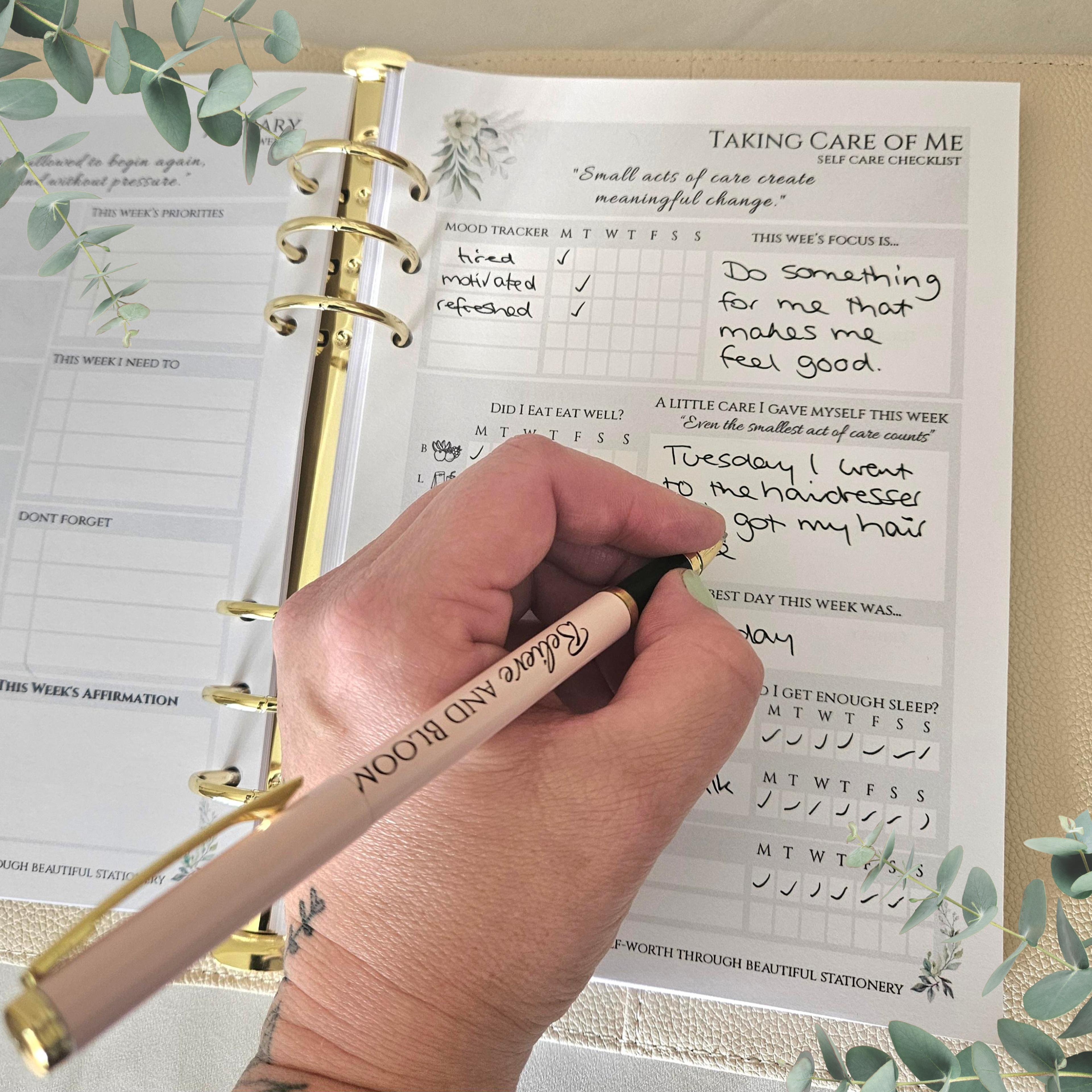 January Eucalyptus Monthly Planner Collection | Printable Planner Bundle