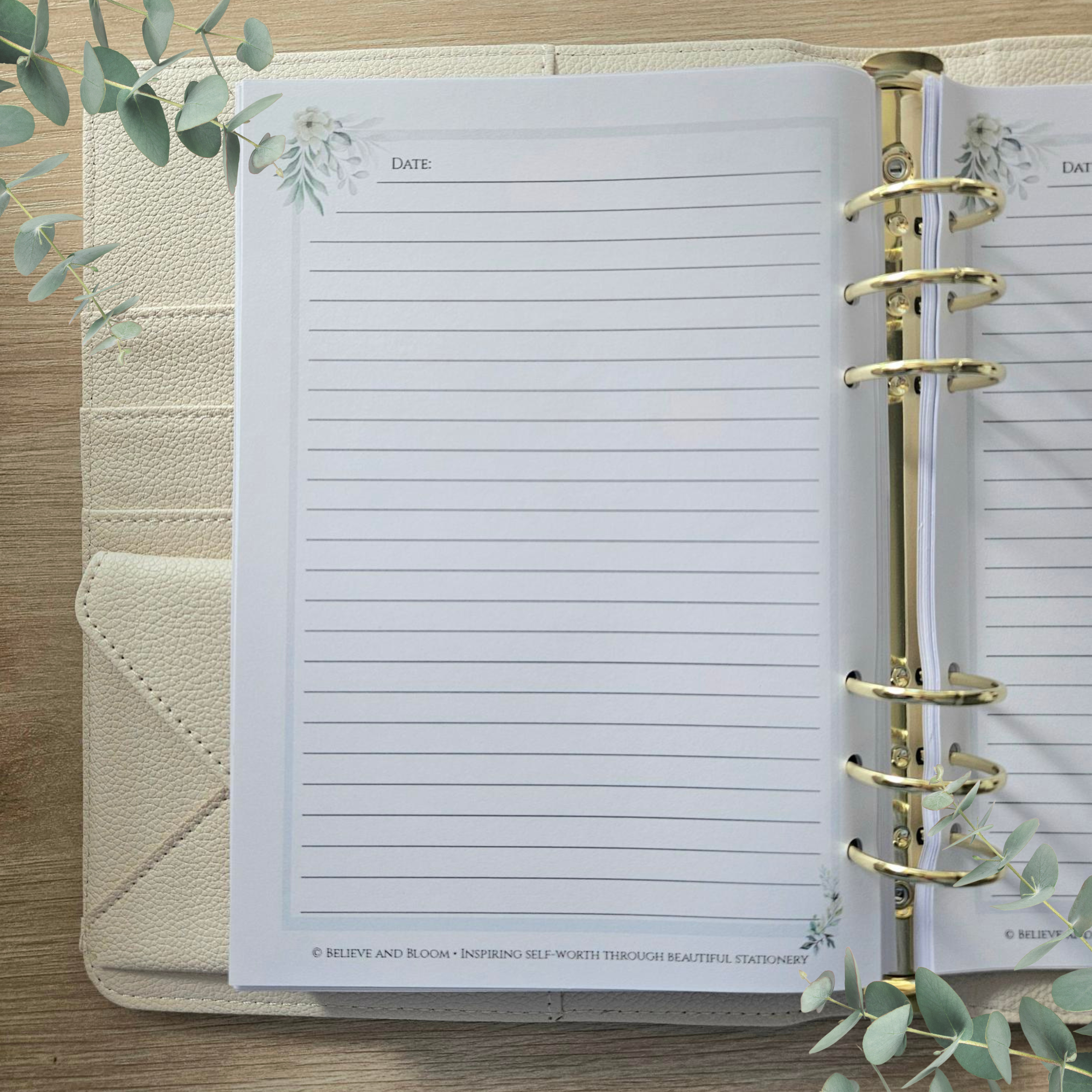 January Eucalyptus Monthly Planner Collection | Printable Planner Bundle
