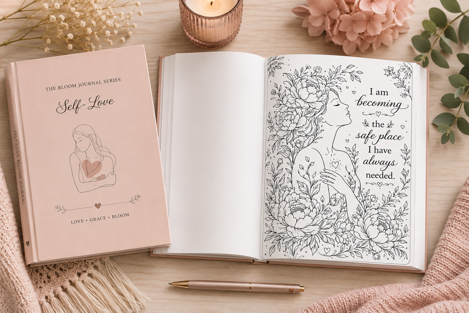 Self Love Bloom Journal | 31-Day Printable Guided Journal