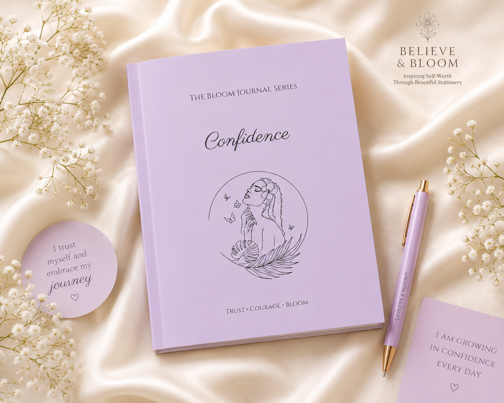 Confidence Bloom Journal | A 31-Day Journey to Self-Belief, Courage & Confidence