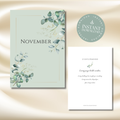 November Eucalyptus Planner | Printable Monthly Planner