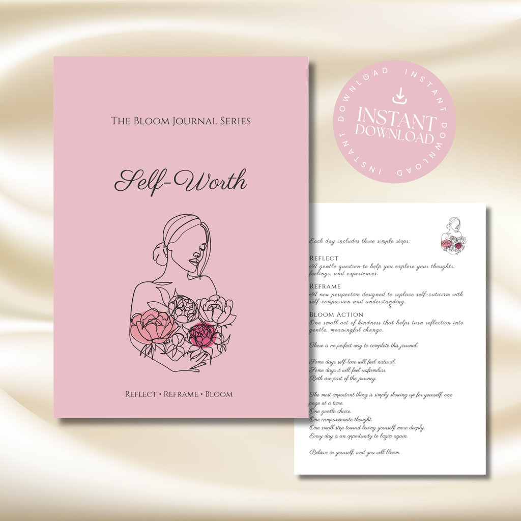 Self-Worth Bloom Journal | 31-Day Printable Guided Journal