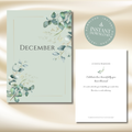 December Eucalyptus Planner | Printable Monthly Planner