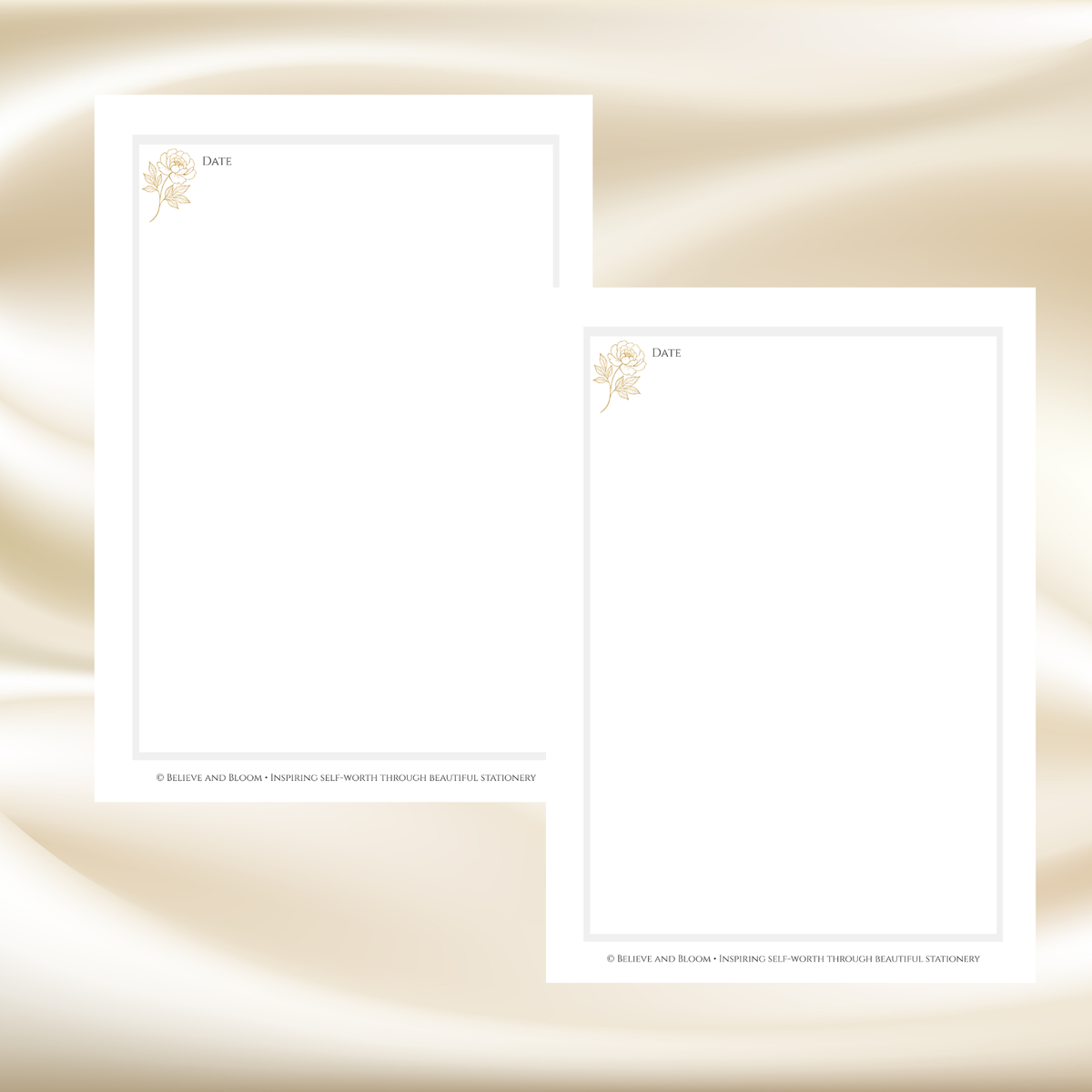 The Bloom Open Space Journal | Printable Blank Journal for Reflection & Creativity