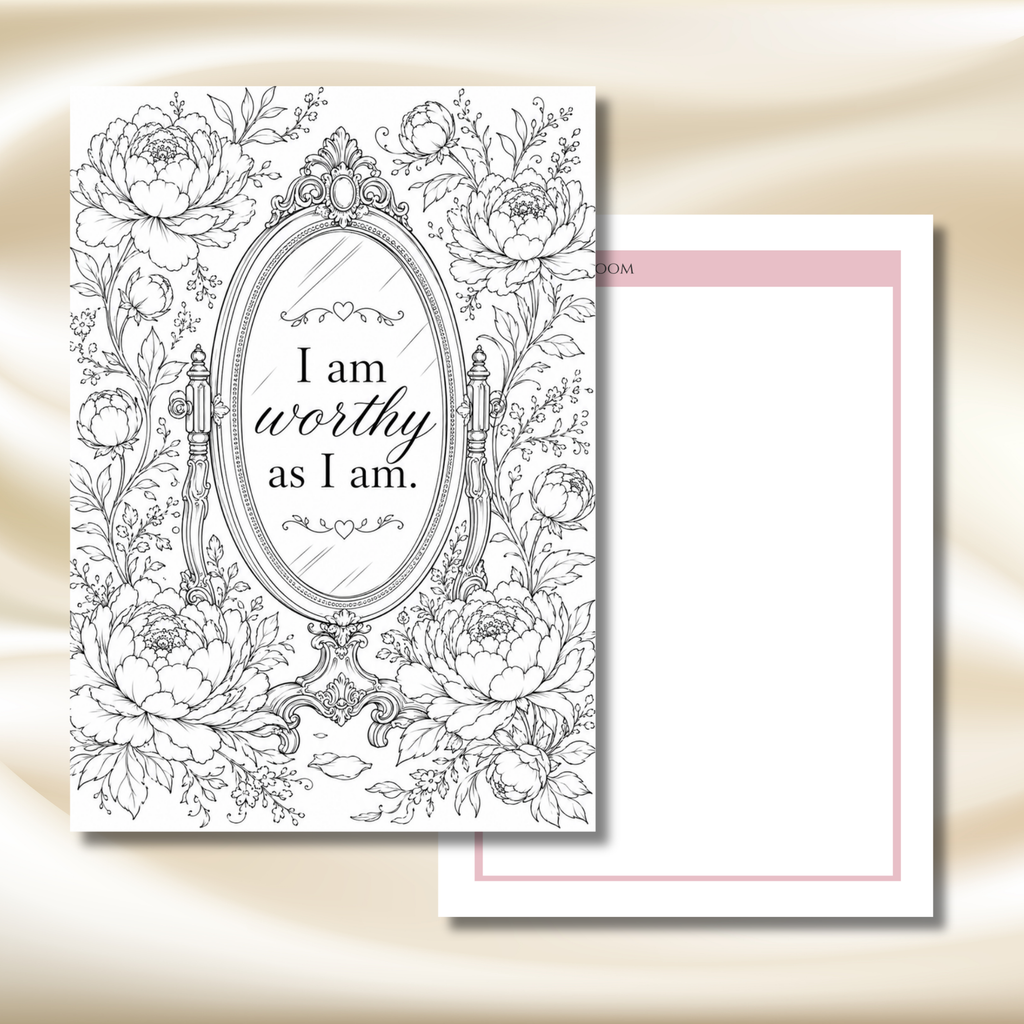 Self-Worth Bloom Journal | 31-Day Printable Guided Journal