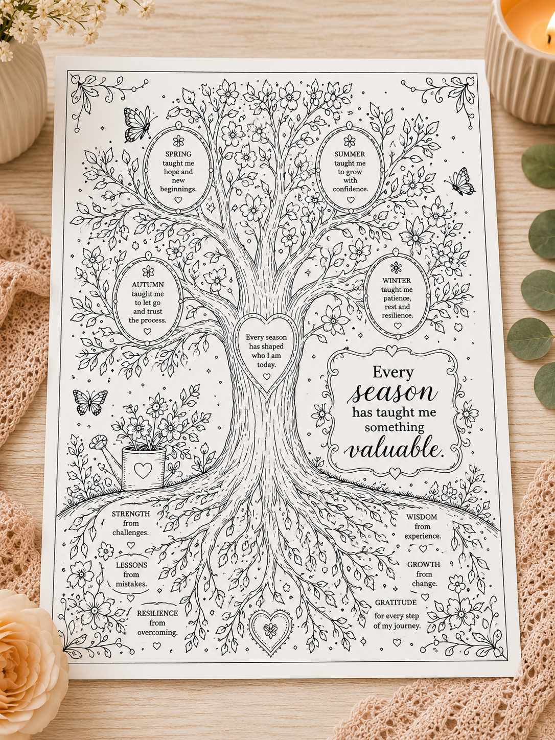 Reflection Bloom Journal | 31-Day Printable Guided Journal