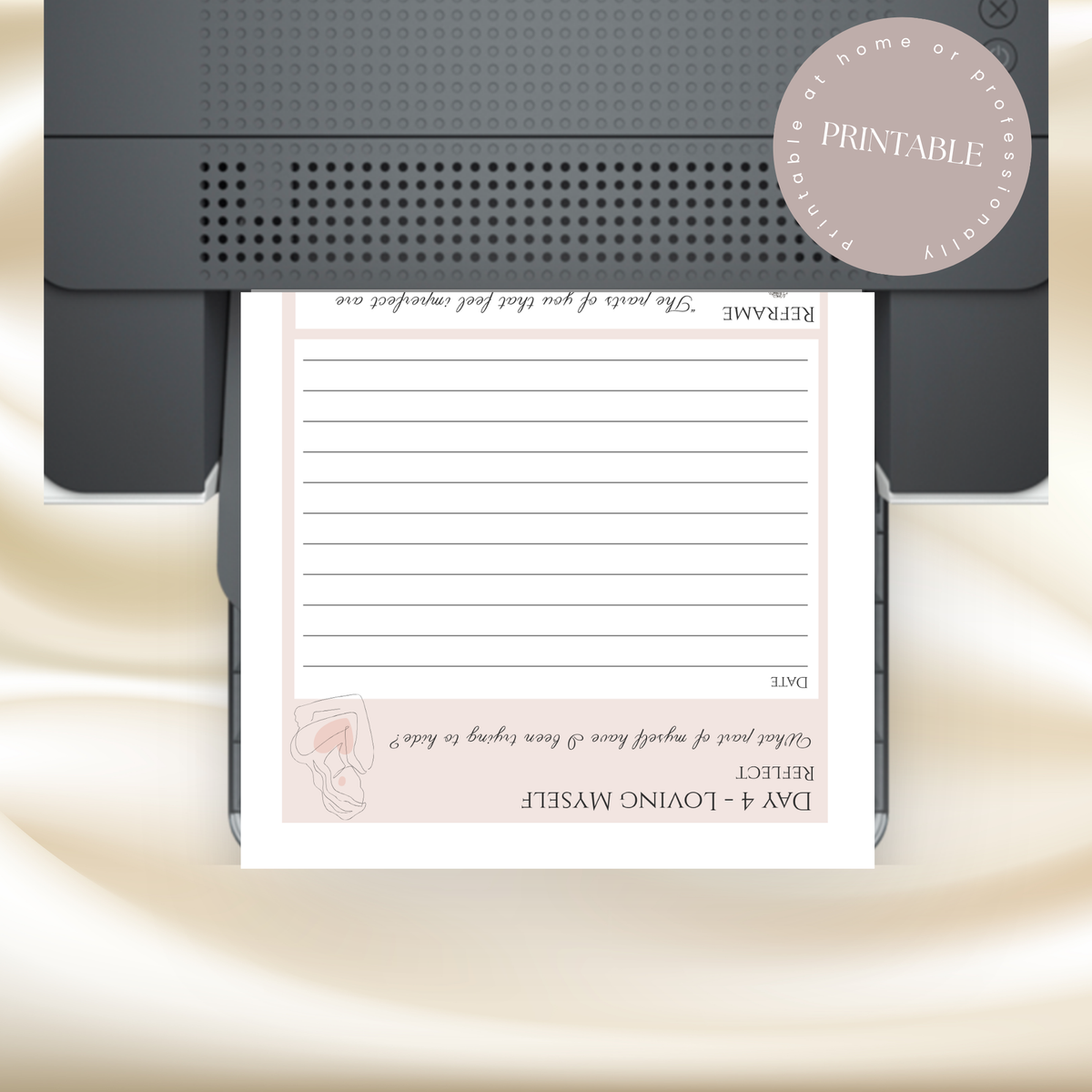 Self Love Bloom Journal | 31-Day Printable Guided Journal