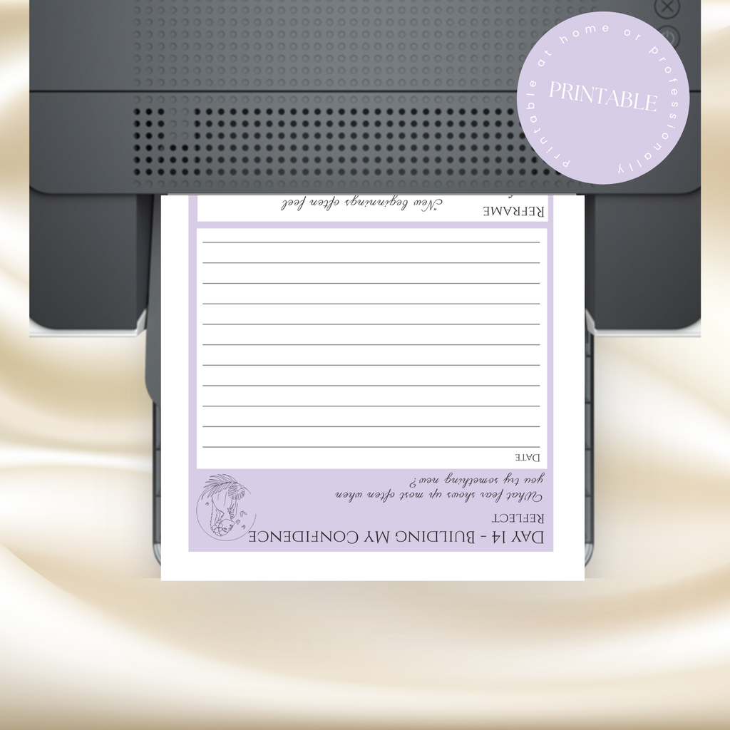 Confidence Bloom Journal | 31-Day Printable Guided Journal