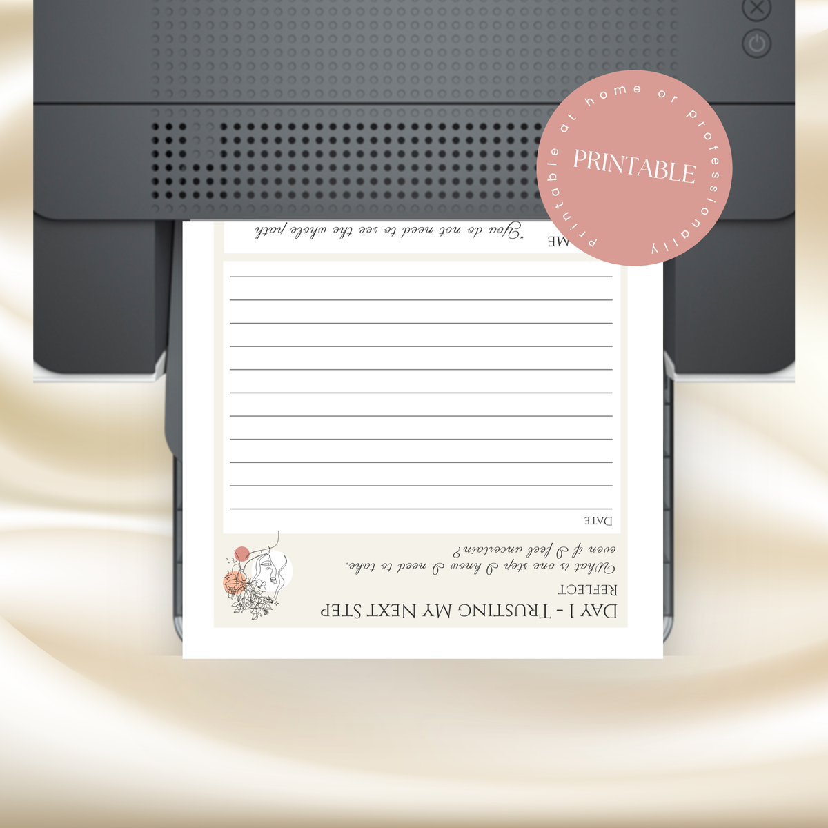 Begin Again Bloom Journal | 31-Day Printable Guided Journal