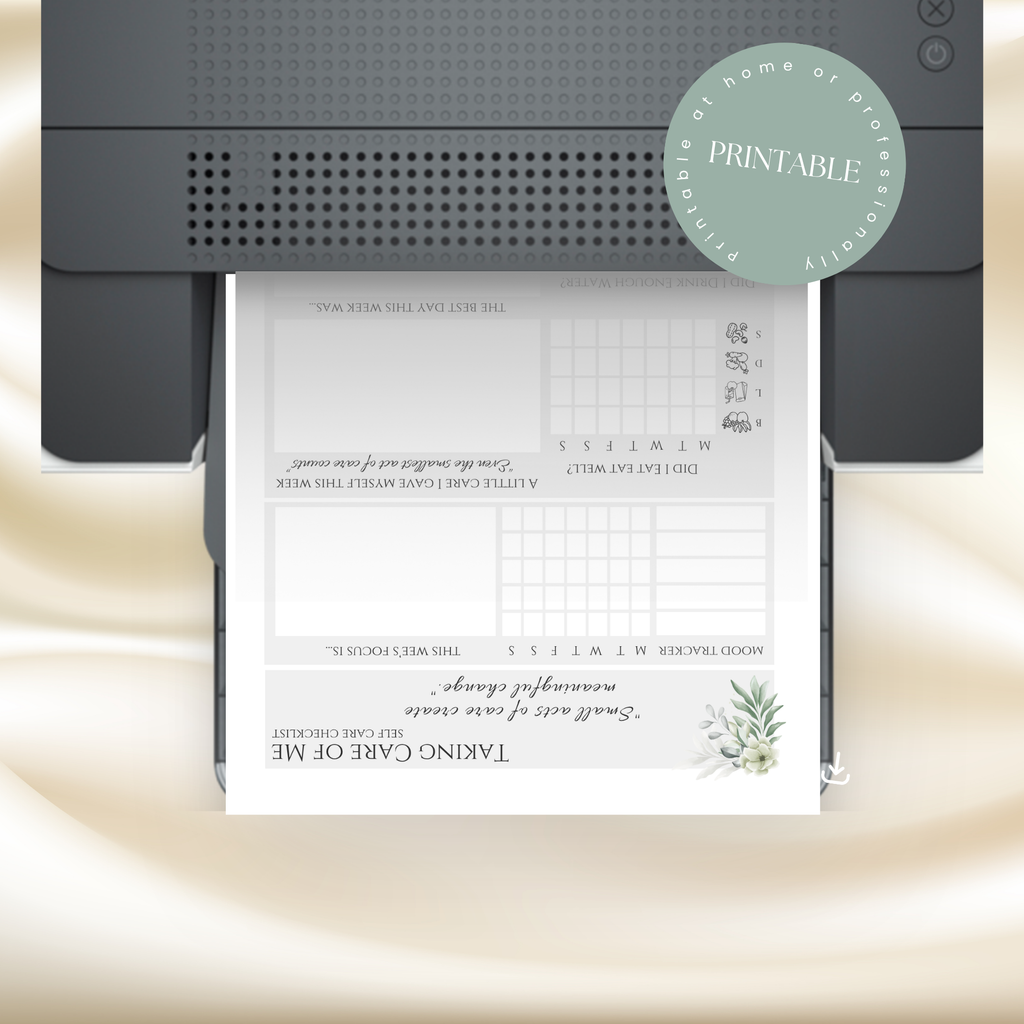 March Eucalyptus Planner | Printable Monthly Planner