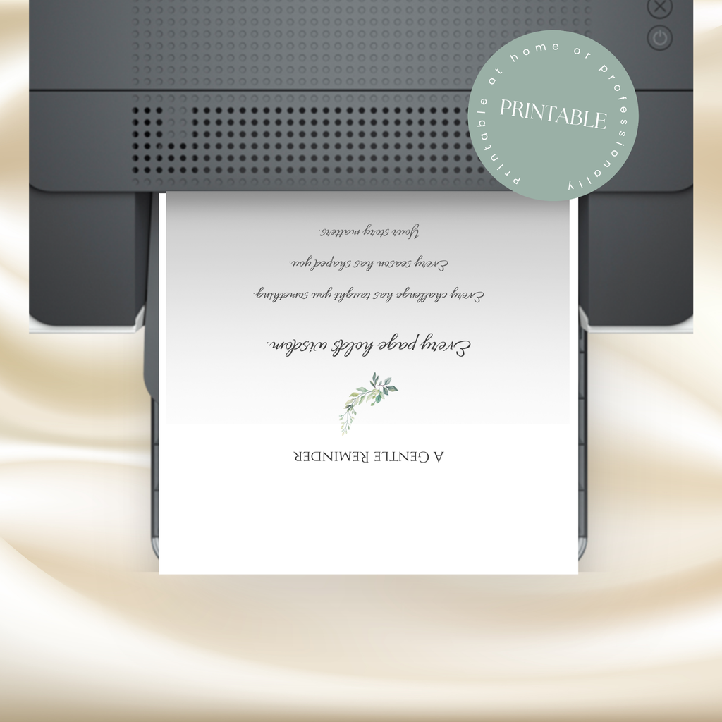 November Eucalyptus Planner | Printable Monthly Planner