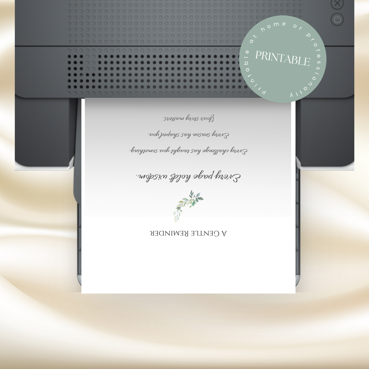 November Eucalyptus Planner | Printable Monthly Planner