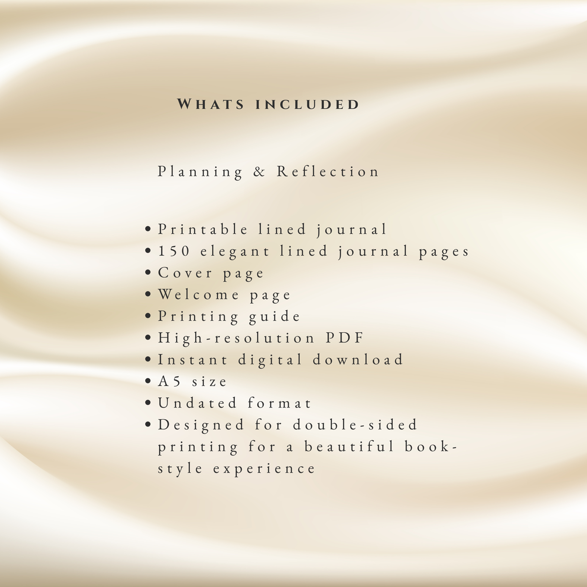 The Bloom Free Thoughts Journal | Printable Lined Journal