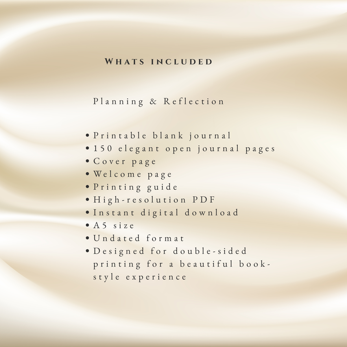 The Bloom Open Space Journal | Printable Blank Journal for Reflection & Creativity