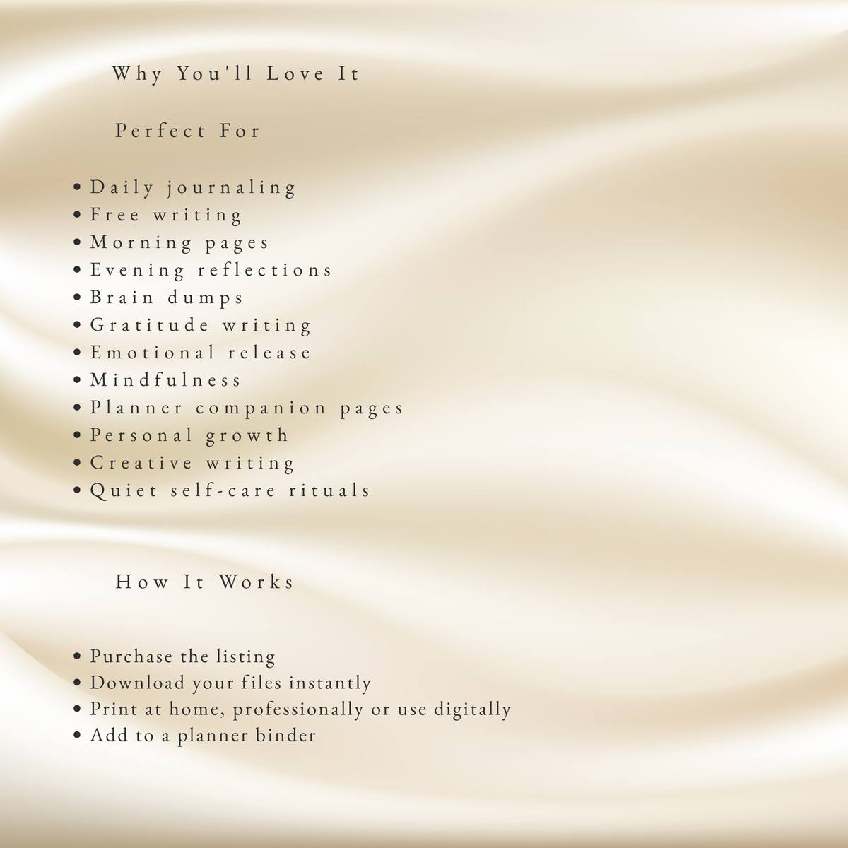The Bloom Free Thoughts Journal | Printable Lined Journal